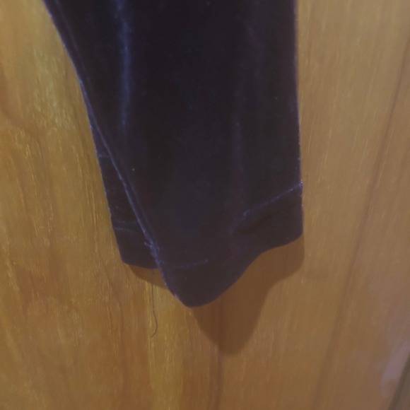 Coldwater Creek Dress Womens XL Dark Purple Velvet Maxi‎ Whimsigoth Goth Witchy - Picture 5 of 9